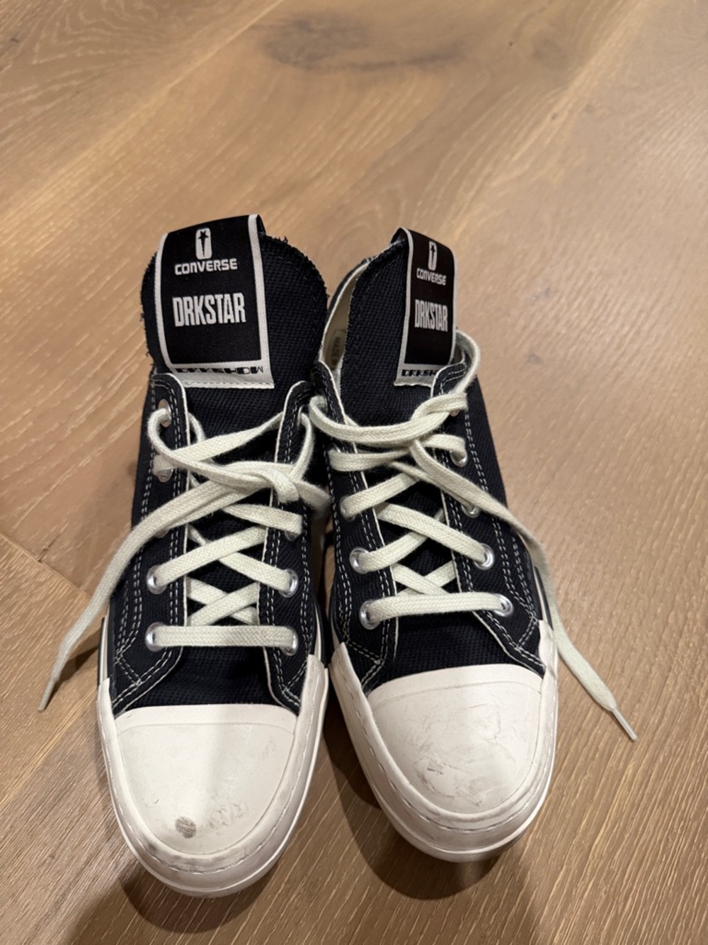 Converse Black & White DRKSTAR Low Top Sneakers